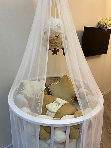 oglan sekili: Oğlan və qız üçün, Yumru, Beşik, Dəst ilə, Yellənmə mexanizmsiz — 8