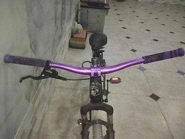 əlcek: 26 ölçü velosiped/ (mor rol, qrips,shikra gidon,tekyaprak,wxm tikanlı — 4