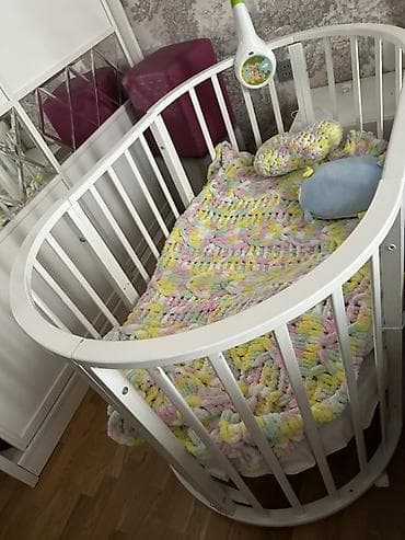 ağac: Oğlan və qız üçün, İşlənmiş, Yumru, Beşik, Dəst ilə — 3