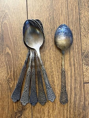 Məhsul: Antik qaşıq dəsti 6 ədəd melixor yemək qaşığı Qiymət: 6sı