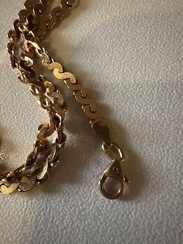 qizil problari: Boyunbağı, Sarı qızıl, 583 Əyar, 31 g — 5