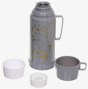 cay termosu: Çay dəsti, rəng - Gümüşü, Metal — 4