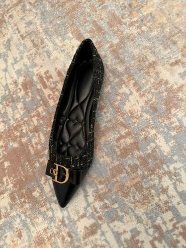 tangetka ayaqqabi: Baletkalar, Ölçü: 42, rəng - Qara, Yeni — 1