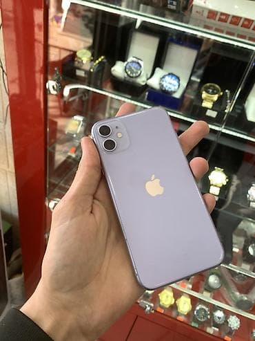 iphone 8 plus qiymeti ikinci el: IPhone 11, 64 GB, Simsiz şarj, Face ID — 2