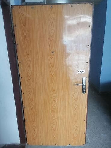 2ci el qapi: Dəmir giriş qapısı – ikiüzlü dizayn - Material: bərk dəmir lövhə — 2