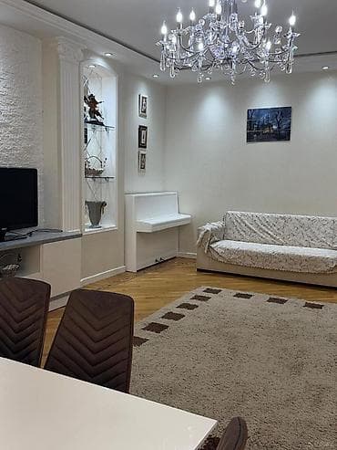nəsimi rayon: İcarəyə verilir 3 otaqlı yeni tikili 138 m², 28 May m. Kateqoriya — 6