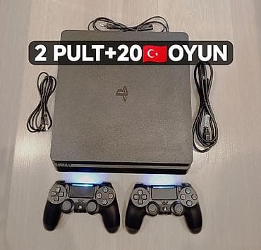 14 pro maxs: PS4 slim 500gb plombu üzərində, ideal vəziyətdə 2pult + 20oyun — 1
