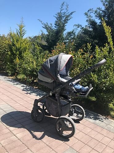 Uşaq arabası – çoxfunksiyalı, komfortlu model - Rəng: tünd boz