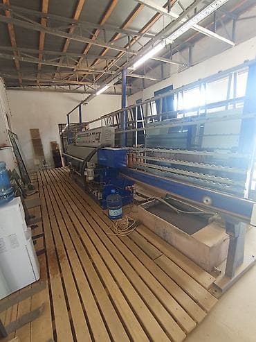 giris qapi: Şüşə kənar emalı xətti – avtomatik düz kənar cilalama və fazetka — 1