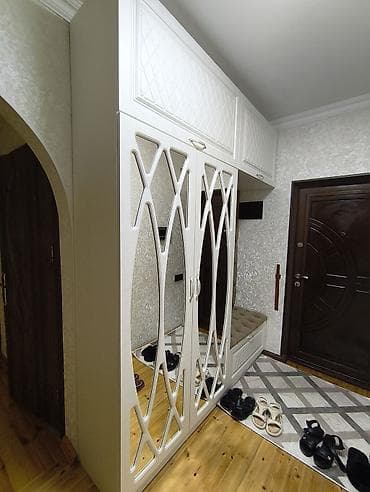 İşlənmiş, 2 qapılı, Güzgülü, Ağ, Açılan, Düz dolab — 3