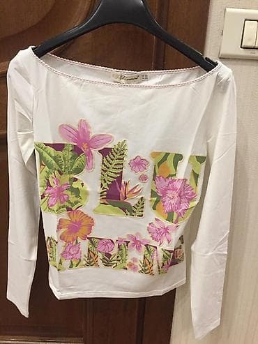 şort: Brend: Blumarine Model: Uzunqol qadın köynəyi/bluz Rəng: Ağ əsas — 3