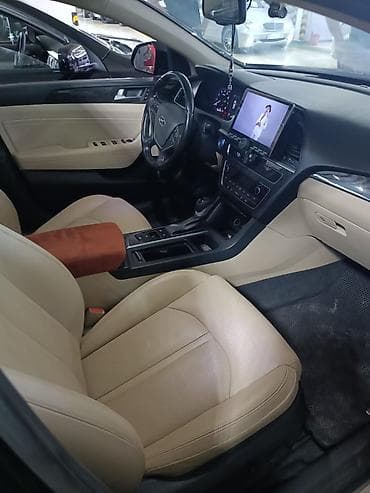 азербайджан авто: Hyundai Sonata sedan - Kuzov: qara rəng, aerodinamik xətlər, xrom ön — 9