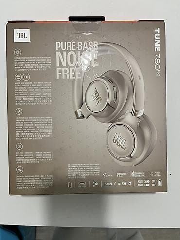 Yeni Simsiz (Bluetooth) Qulaqcıqlar, JBL, rəng - Bej — 1