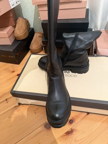 sapoğ: Çəkmə, Ölçü: 38, rəng - Qara, Yeni — 2