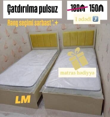 madeyra tek carpayi qiymetleri: Yeni, Təknəfərlik çarpayı — 2