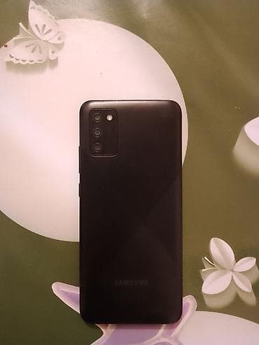 Samsung Galaxy A02 S, 32 ГБ, цвет - Черный, Две SIM карты — 3