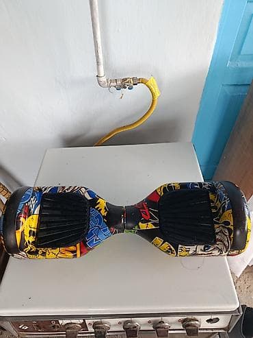 bilyard şarları: Qrafiti dizaynlı 2 təkərli hoverboard - Parlaq rəngli, komiks/qrafiti — 1