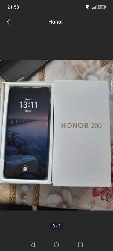 telefon qiymetleri: Honor 200 Smart, 256 GB, rəng - Qara, Düyməli, Sensor, Barmaq izi — 2