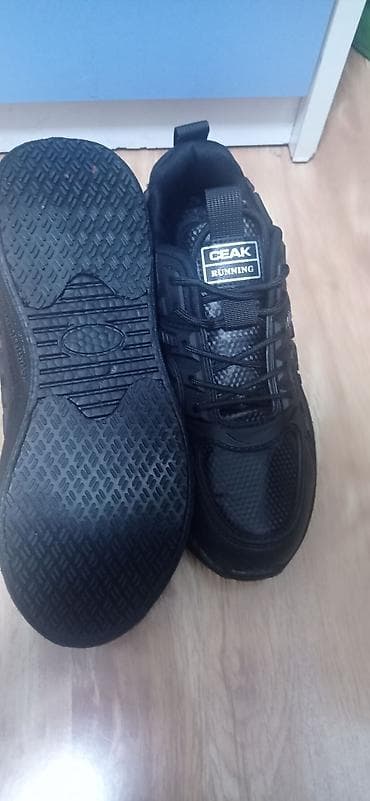 idman ayaqqabı: Qara idman ayaqqabısı – CEAK Running - Rəng: tam qara - Daxili — 2