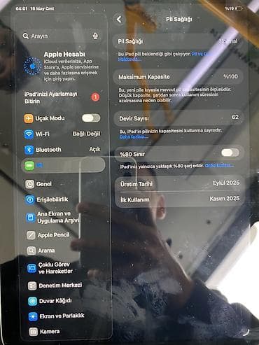 ipad planset: Apple iPad A16 planşet 4 ay işlenib. - Yaddaş: 128GB - Pil: 100% - — 7