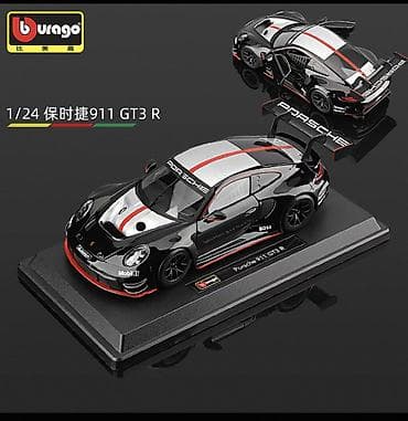gitara qara: Bburago 1:24 miqyaslı Porsche 911 GT3/GT3 R die-cast model avtomobil — 5