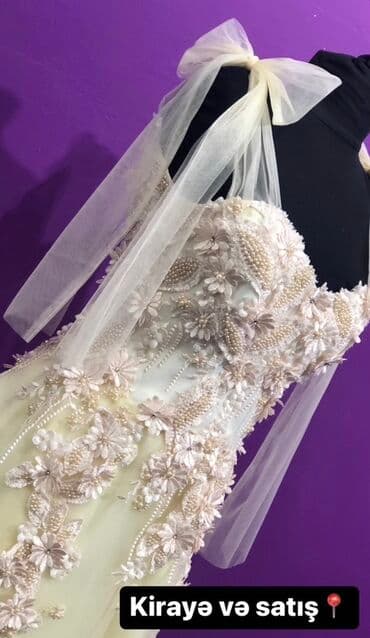 toy paltar modelleri: Gəlinlik paltarı – kirayə və satış - Model: straples üst hissə — 1