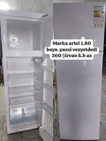 2 qapılı Artel Soyuducu Satılır, rəng - Ağ