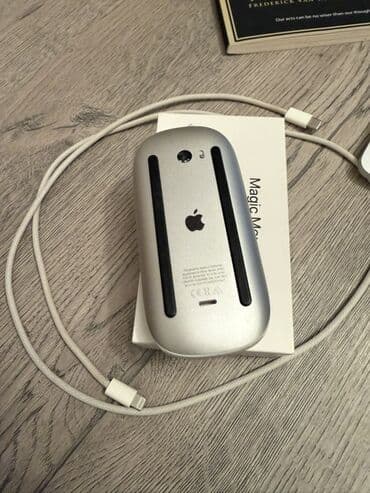 Noutbuklar üçün örtük və çantalar: Apple Magic Mouse (ağ) – çox zərif və minimal dizaynlı simsiz siçan — 2