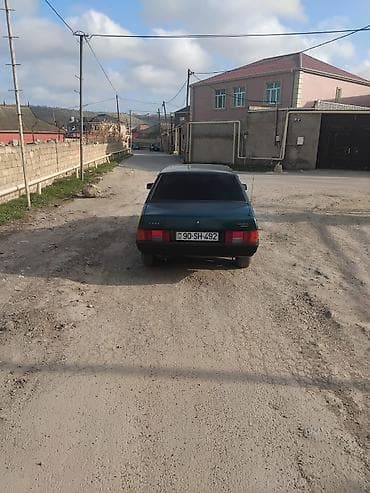 maşin vaz: LADA Samara (21099) sedan - Kuzov: 4 qapılı sedan, tünd yaşıl rəng - — 4