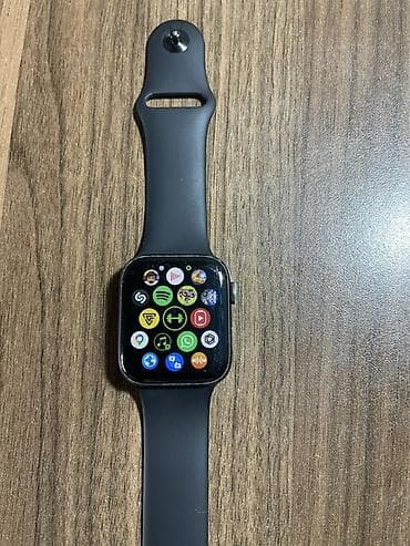 Smart saat, Apple, Sensor ekran, rəng - Qara