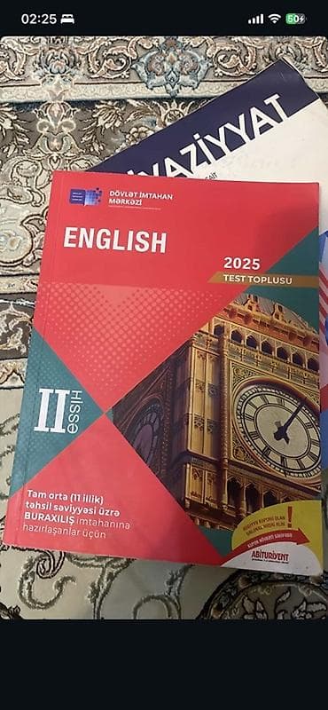 ingilis dili kurikulum: İngilis dili Testlər 11-ci sinif, DİM, 2-ci hissə — 1