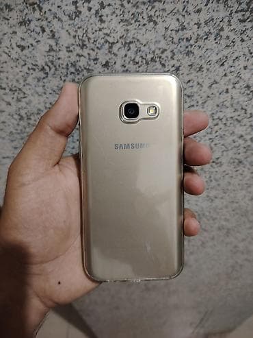 iphone 6s plus plata: Samsung Galaxy A3 2017, 16 GB, rəng - Qızılı, Barmaq izi — 2