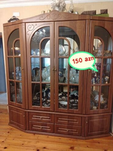 İşlənmiş, Açılan, 4 qapılı Düz dolab, Bufet