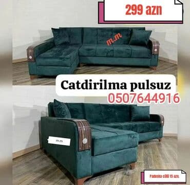 Künc divan, Qonaq otağı üçün, Parça, Bazasız, Açılan, Kitab