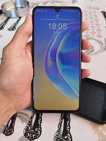 philips xenium 9@9d: Vivo V21 5G, 128 GB, rəng - Bənövşəyi, Barmaq izi — 2