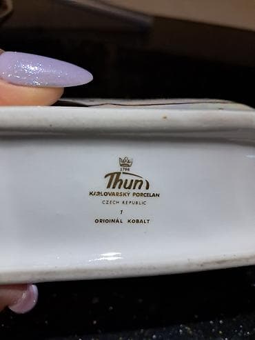 salfet qabı: 2 ədədi 50 man Thun Karlovarský Porcelán (Czech Republic) markalı — 3