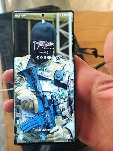 16 pro max ikinci el: Samsung Galaxy Note 20 Ultra, rəng - Qara, Qırıq — 1