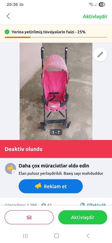 kidilo коляска 3 в 1: İki tutacaqlı araba, Cins: Qız — 3