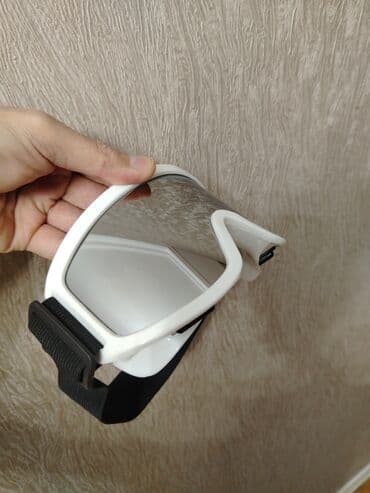 Rukzaklar: Motosiklet/qış idmanı üçün qoruyucu eynək - Rəng: ağ çərçivə, qara — 4