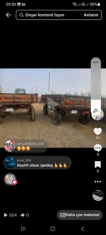 Qoruyucu plyonka və şüşələr: Kənd təsərrüfatı üçün traktor və qoşqular - Mavi kabinalı təkərli — 2