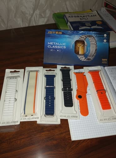 ювелирные украшения баку: Новый, Смарт часы, Сенсорный экран, цвет - Серебристый — 1