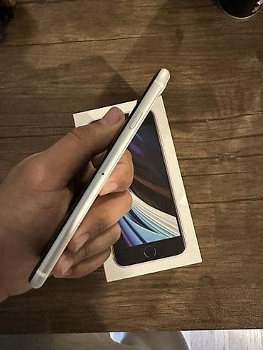 telefon ucun sekiller: IPhone SE 2020, 128 GB, Ağ, Barmaq izi — 3
