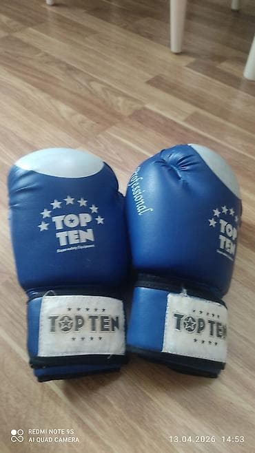 neftci forma: Boks əlcəkləri dəsti - Brend: Top Ten - Modellər: - Qırmızı “Beijing — 4