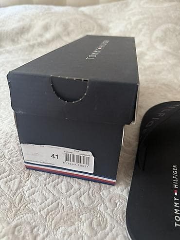 sendel: Tommy Hilfiger kişi şlapesi – Hilfiger Print Beach Sandal - Rəng: qara — 3
