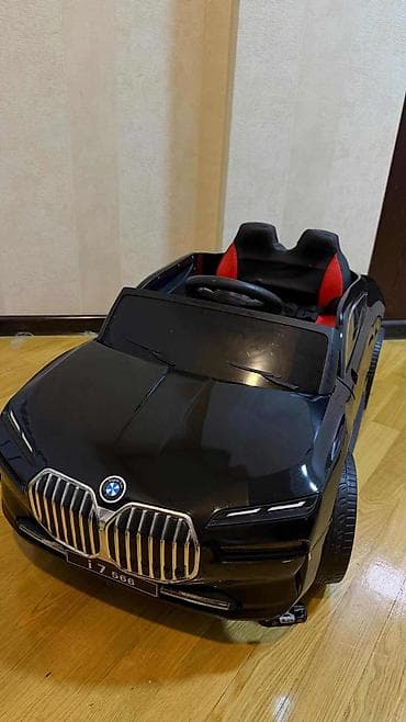 usaq maşinlari: Aygün ☀️BMW uşaq maşını, 200 azn satilir yalnız evin içində sürülüb — 1