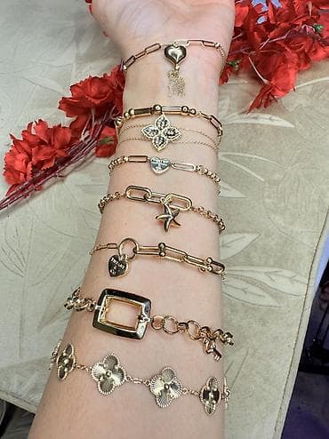 Личные вещи: Браслет, Pandora, Желтое золото, 585 проба — 2