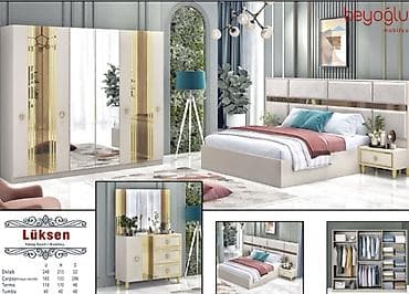 Yataq otağı dəstləri: İkinəfərlik çarpayı, Termo, Tumba, Dolab, Yeni — 2