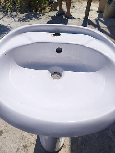 tulpan qiyməti: Hamam/Lazımyataq üçün keramika lavabolar - Dəst: 1 ədəd pjedestallı — 3