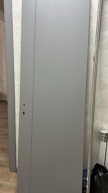 Daxili otaq qapısı – boz rəngdə, modern minimalist dizayn lalafo.az -da Daxili otaq qapısı – boz rəngdə, modern minimalist dizayn