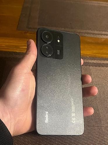 xiaomi note 4x ekran: Redmi 13C, 256 GB, rəng - Qara, Barmaq izi — 1